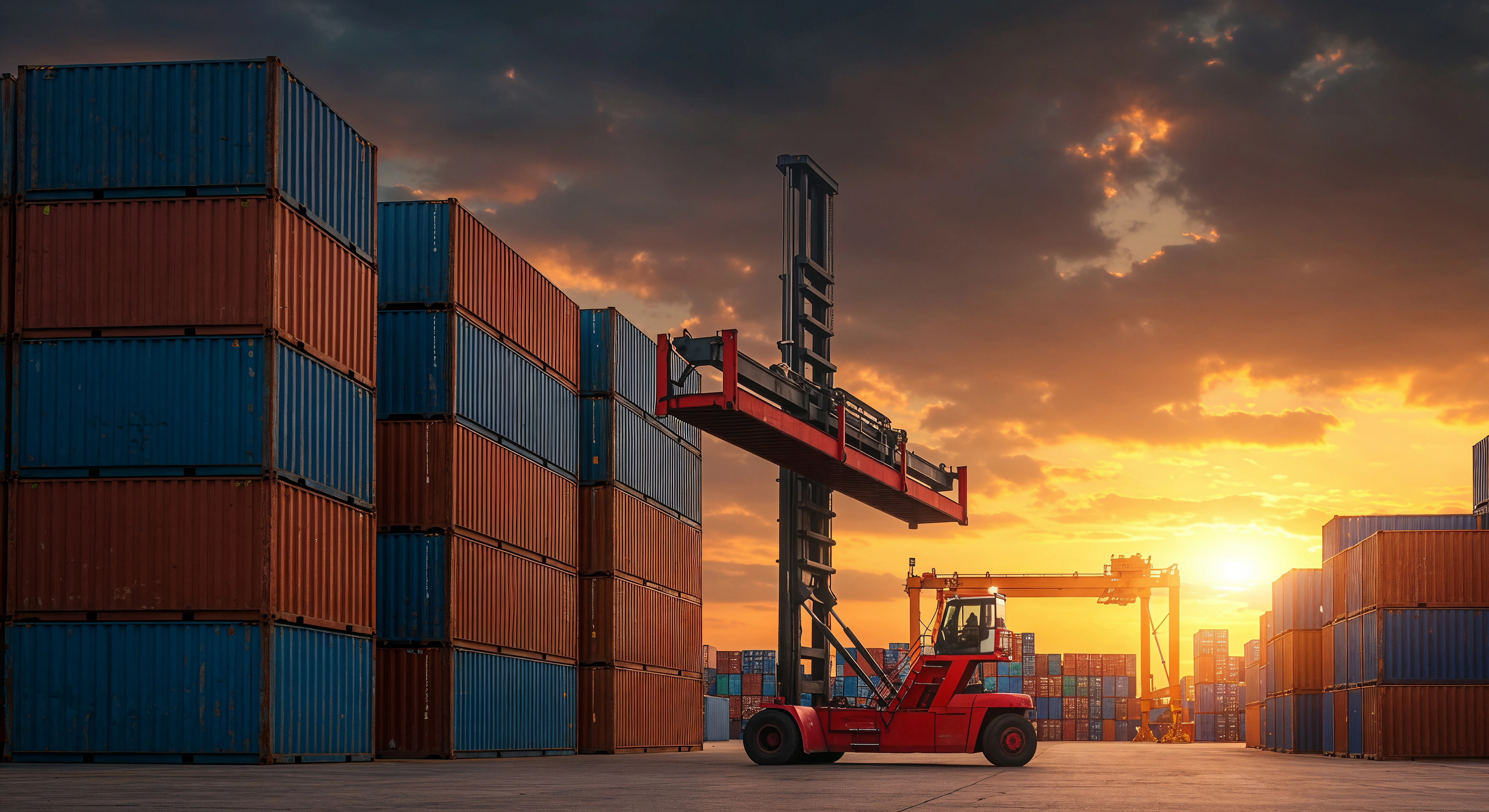 Container vessel moving cargo to Kenya